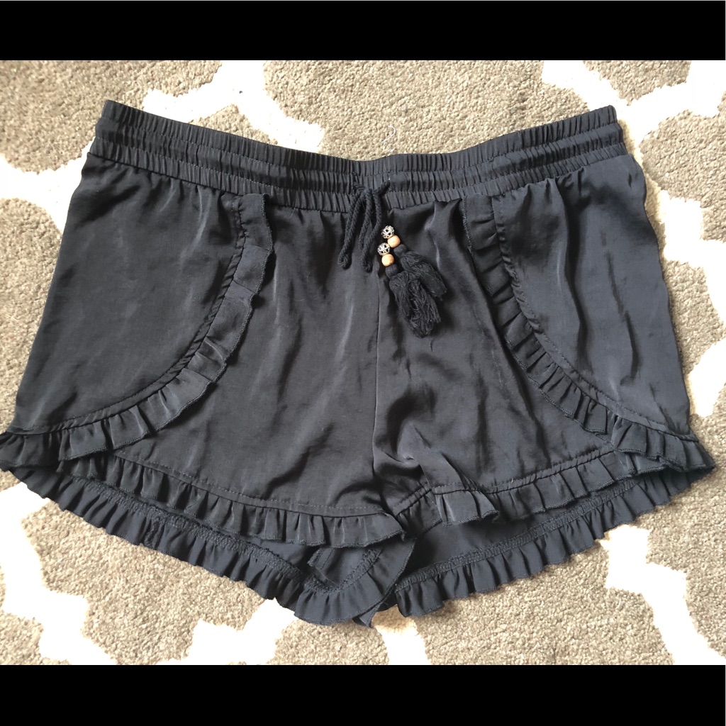Black Beach Shorts